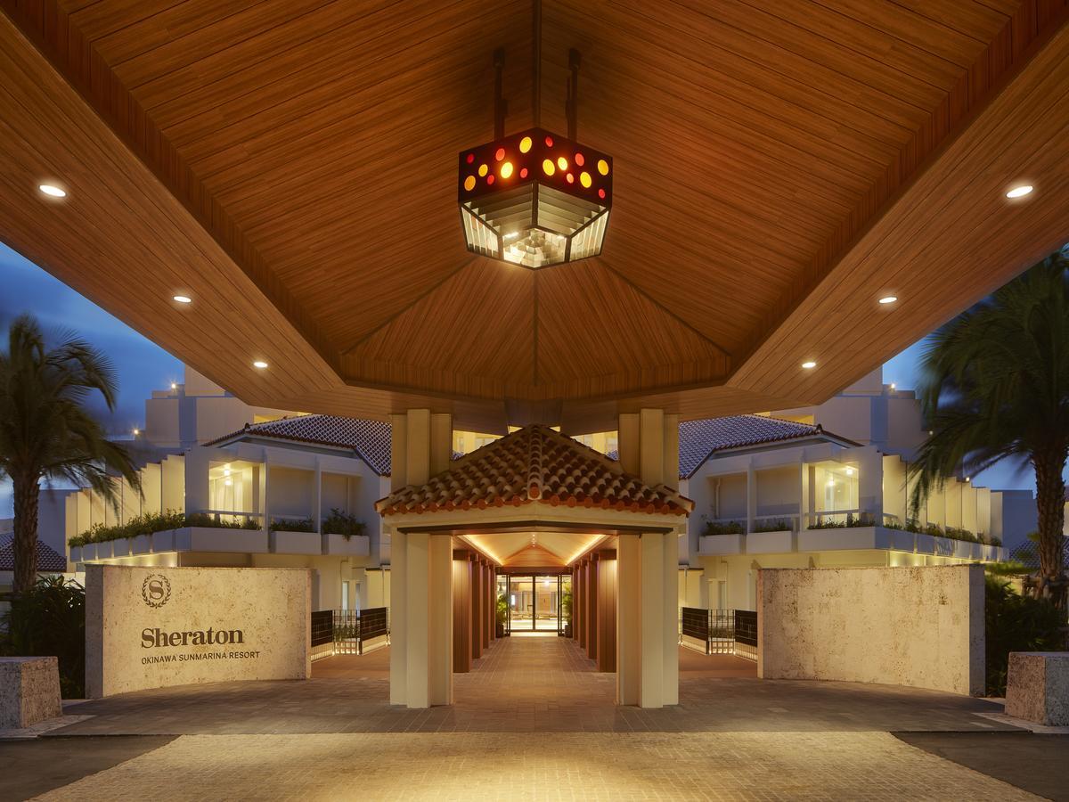 เชอราตัน โอกินาวา ซันมารีนา รีสอร์ต Hotel อนนะ ภายนอก รูปภาพ