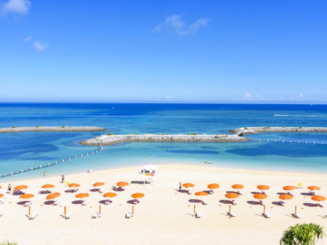 เชอราตัน โอกินาวา ซันมารีนา รีสอร์ต Hotel อนนะ ภายนอก รูปภาพ